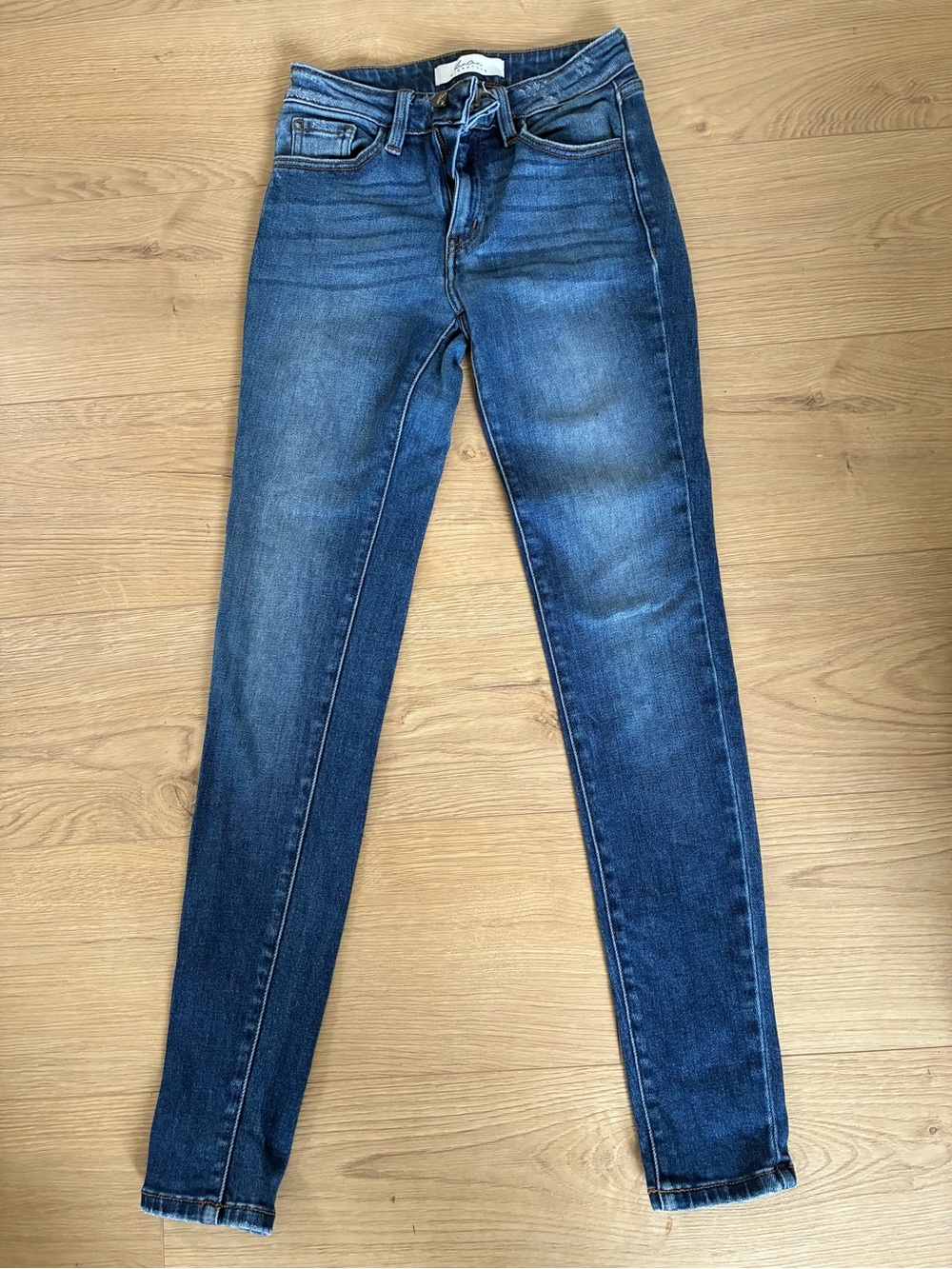 KanCan Blue Faded High-Rise Skinny Jeans